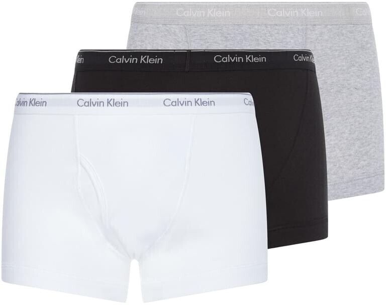 CALVIN KLEIN  BOXER  PACK/3   COTTON  000NB4002A  NEG/GRI/BLAN T.M