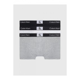 CALVIN KLEIN  BOXER PACK-3  NB3528A  C.GRIS/BL/NEGRO T. M