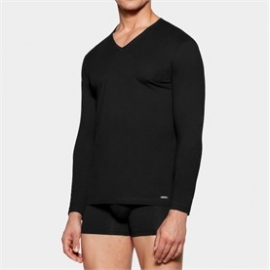 IMPETUS THERMO HOMBRE CTA.M/L C/P NEGRO T.L