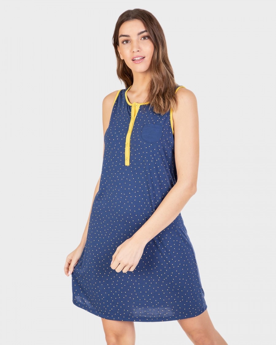 MASSANA CAMISOLA MUJER S/MANGAS L217217 AZUL T.L