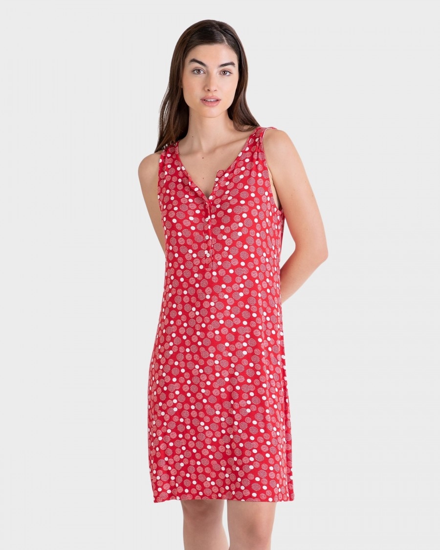 MASSANA  CAMISOLA MUJER  TIR/ANCHO  L237218   C.ROJO T. XL
