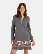 MASSANA CAMISOLA M/L ALG L747200 GRIS T. MD