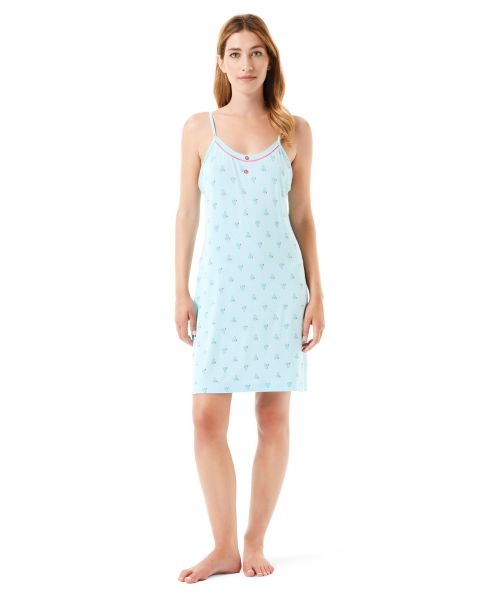 LOHE CAMISON CACTUS TIRANTES V243247 AZUL T.XXL
