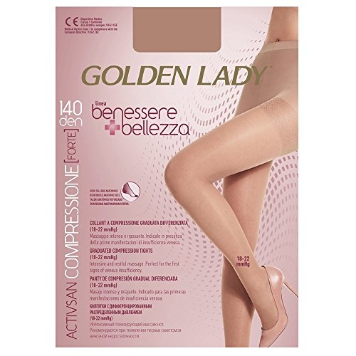 GOLDEN LADY ACTIVASAN MINIMEDIA COMPRESIVA 140den NEGRO T.XL