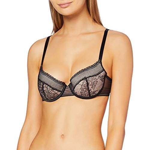 CHANTELLE  SUJETADOR C/A FOAM PUSH UP 40G211 NEGRO / ENCAJE 85/C