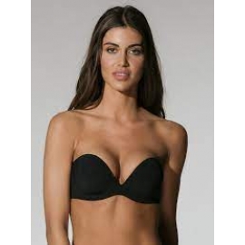 LUNA SUJETADOR S/T PUSH UP LISO 1810 NEGRO T.90/B