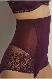 SELMARK  FAJA ALTA  ENCAJE  MOD.FLAVIA  50893 C. BERENJENA T.M