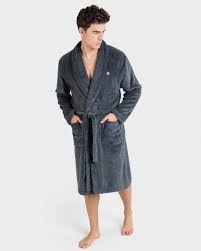 MASSSANA BATA HOMBRE LARGA INVIERNO L716301 AZUL /CRUZADA T.2XL