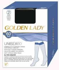 GOLDEN LADY EJECUTIVO UNISEX 60den 2pares 1H HH AZUL T.U