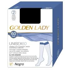 GOLDEN LADY EJECUTIVO UNISEX 60den 2pares 1H HH NEGRO T.U