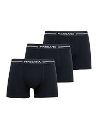 MASSANA BOXER HOM PACK/3 ALG UP37339 NEGRO T.XXL