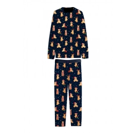 JOHN FRANK PIJAMA COMPLETO INV. UNISEX JFPJCH06-PARTY LION T.MD