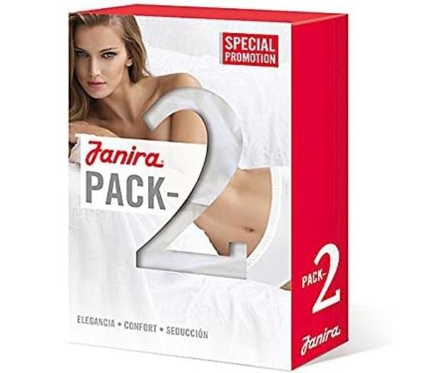 JANIRA SLIP PACK/2 ESENCIAL ALG 1031637 DUNE T.XL