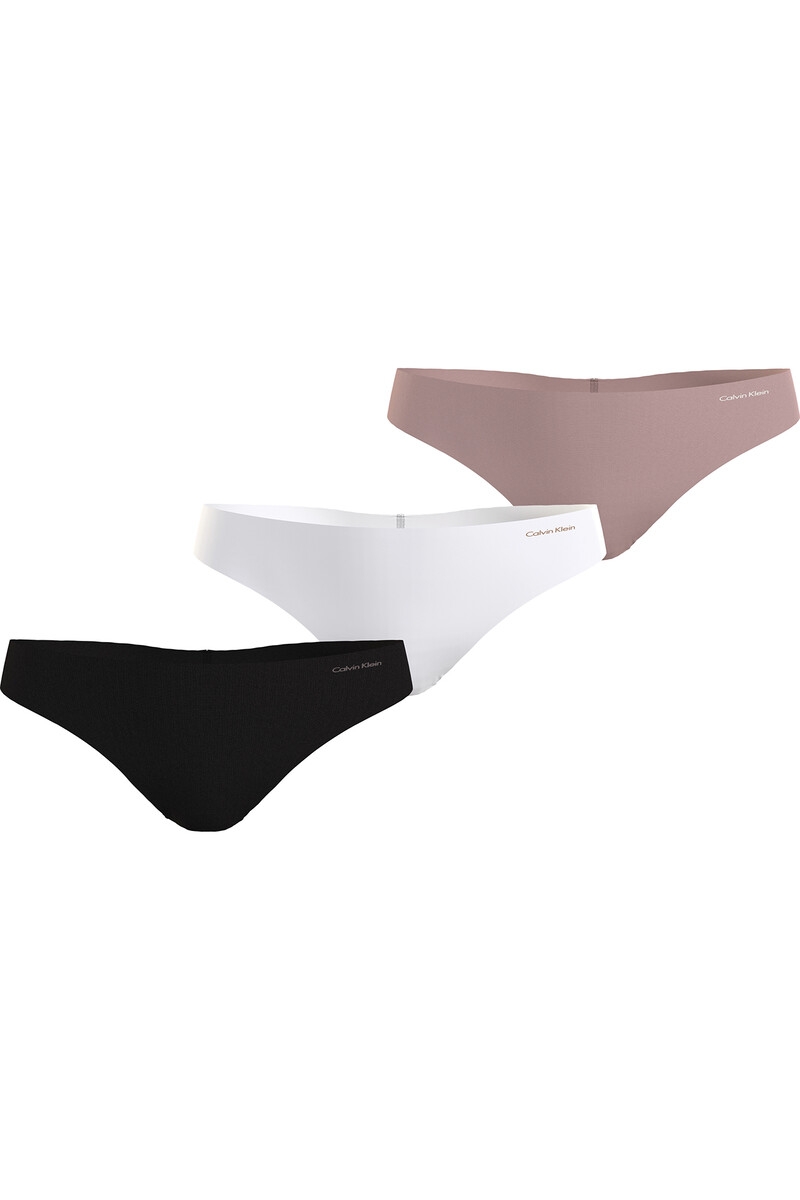 CALVIN KLEIN TANGA PACK/3 MICROF QD3558E NPO NG/BL/AZ T.MD