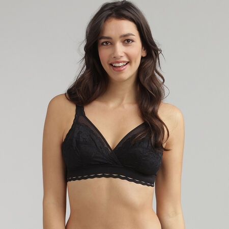 PLAYTEX SUJETADOR S/A ENCAJE P0BVS NEGRO T.105B