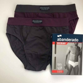 ABANDERADO SLIP PACK/2 A5379 ALG/ABIERTO AZ/NG T.XL/56