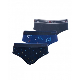 MASSANA SLIP PACK/3 ALG UP38353 COL 999 ESTAMP T.L/G