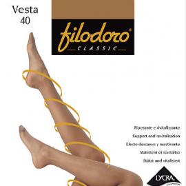 FILODORO PANTY DESCANSO SEMI-TRANSPARENTE MATE 40den VESTA 113495 BRONCEADO T.L/G-4