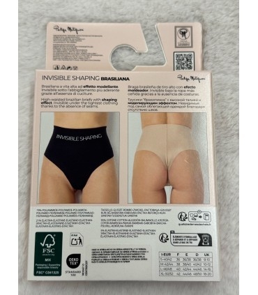 PHILIPPE MATIGNON TANGA BRASILEÑA TIRO ALTO S/COSTURAS INV. A013398 PIEL T.XL