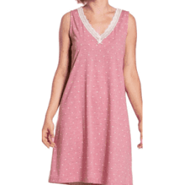 SEÑORETTA  CAMISÓN  S/MANGAS  231127  C. ROSA/CORAZONES  T. 3XL