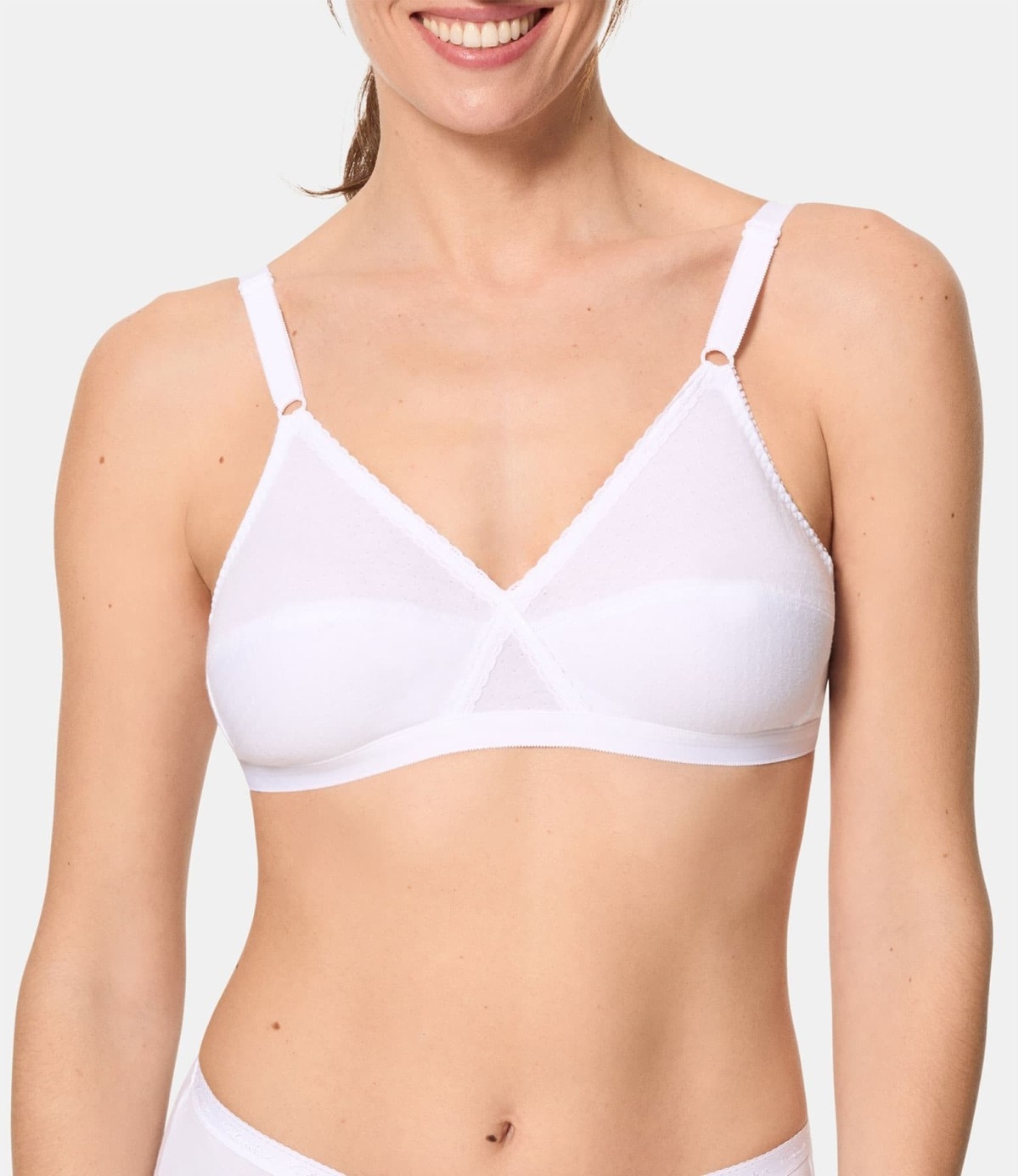 PLAYTEX SUJETADOR S/A ALG P1612 BLANCO T.95/C