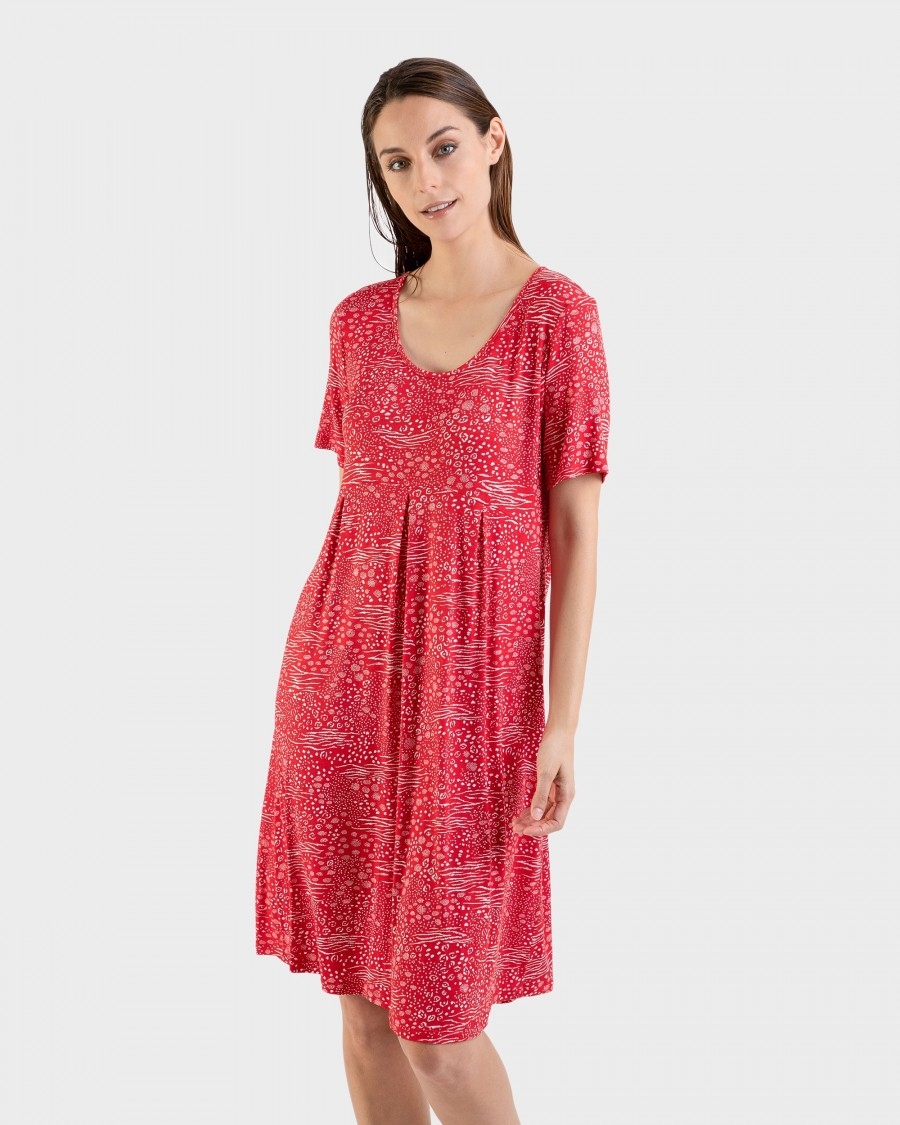 MASSANA VESTIDO  M/C  L227424   C.ROJO  T.XL