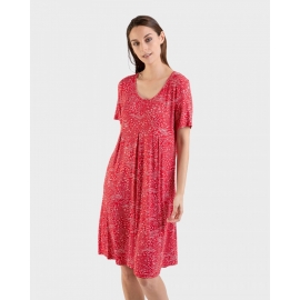 MASSANA VESTIDO  M/C  L227424   C.ROJO  T.L