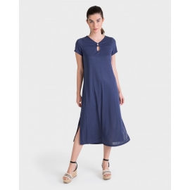 MASSANA VESTIDO M/C PLAYERA  L237419  C.AZUL T.XL